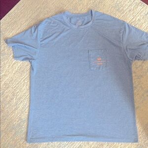 Men's Blue T-Shirt with Pocket